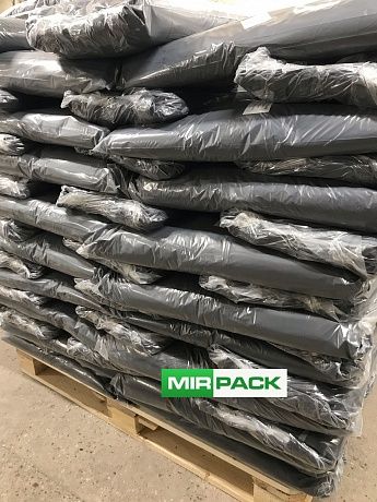 Мешки для мусора 180 литров, 50 мкм, черные, в пачках 100 шт - Вид 7